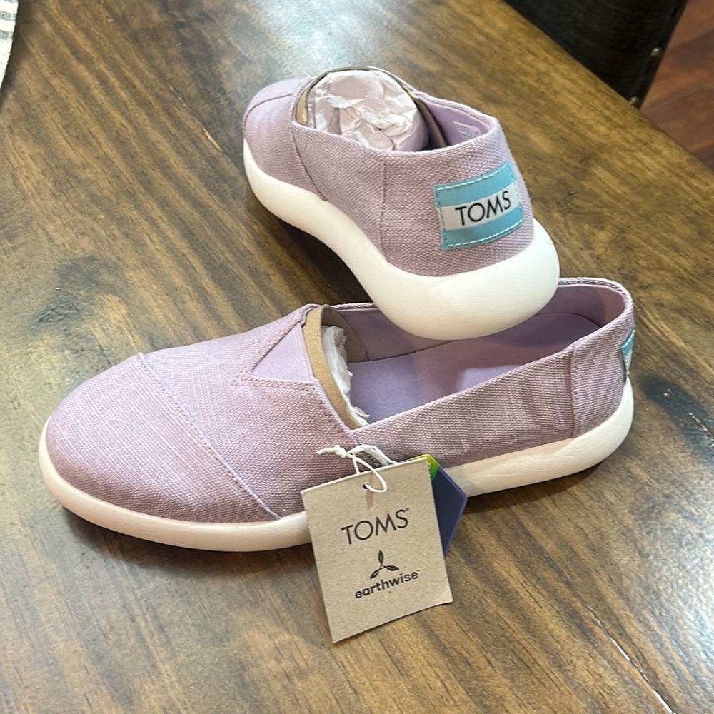 NWT Toms Alpargata Mallow slip on, light orchid, size 9. - Picture 5 of 6